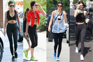 تمرینات بدنسازی کندال جنر در باشگاه + رژیم عذایی 2 kendall-jenner-workout-style-بدن ورزشی کندال جنر