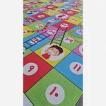فرشینه ورزشی مهد کودک هازان ترک طرح بازی مار پله آموزشی کد u074 (پس کرایه) - تصویر 3